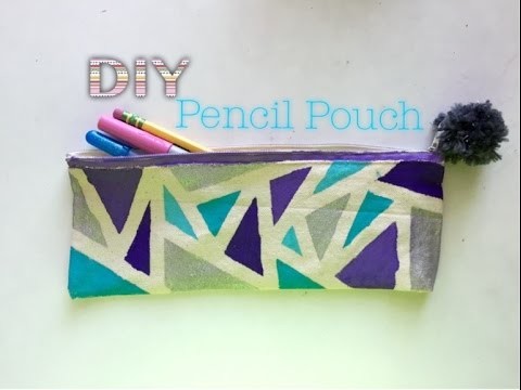 DIY Pencil Pouch & Giveaway