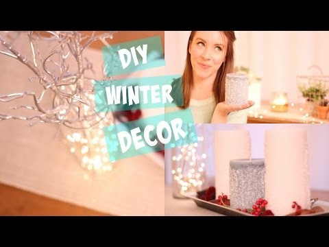 DIY Winter Decor.Easy Ideas for Home + Room Decor