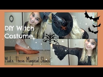 DIY Witch Costume: Make Your Own Glitter Shoes!