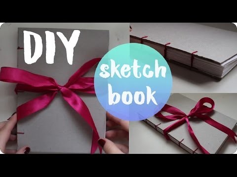 Easy DIY Sketchbook (w. a Bow) | Pypah's Art