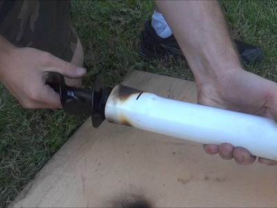 Homemade DIY PVC Sand Bar Boat Anchor Auger