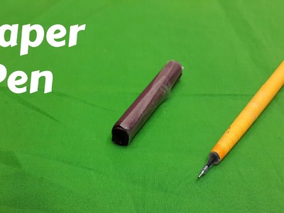 How to Make a Simple Paper Pen : DIY Craft Ideas