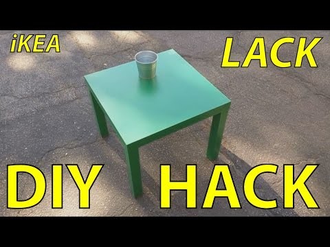 IKEA Lack Table Hack - Container Inset DIY