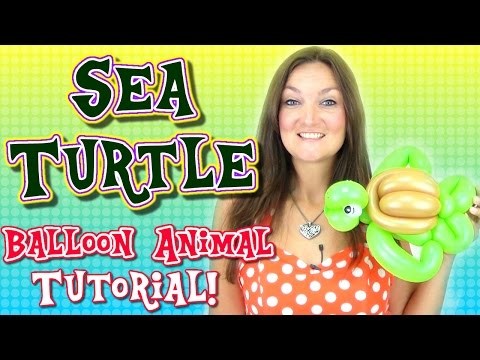 Sea Turtle Balloon Animal Tutorial!
