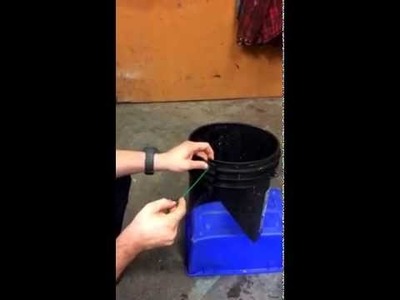 Super easy diy poultry kill cones made from 5 gal bucket