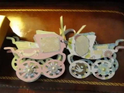 Baby Carriage Mini using Cricut