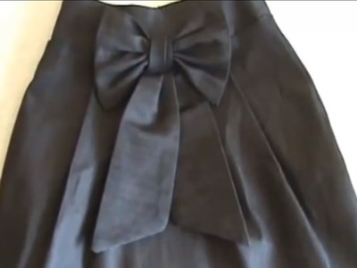 Como Hacer Una Falda De Mezclilla Parte II --How To Make a Denim Skirt Part II