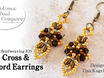 Cross & Sword Earrings
