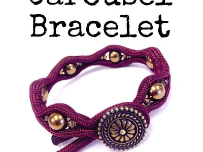 DIY Carousel Paracord Beaded Bracelet
