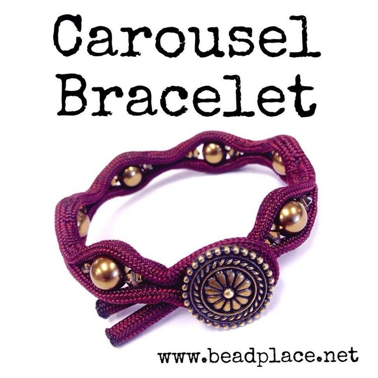 DIY Carousel Paracord Beaded Bracelet