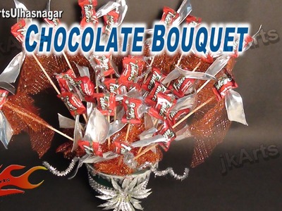 DIY Chocolate Bouquet | How to make | Gift Idea  - JK Arts 621