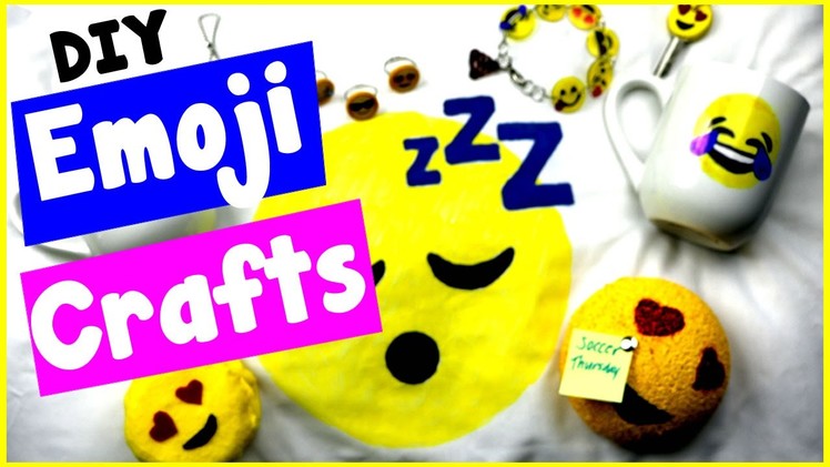 DIY Emoji Craft Ideas! 10 Cool DIY Project Tutorials Bracelets, Candles, Notepads, & More