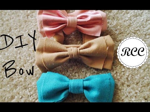 DIY Hair Bow and Bow Belt