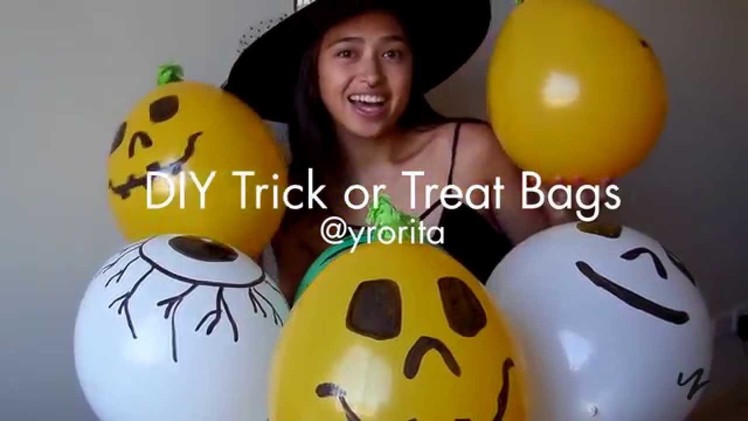 DIY Halloween Trick or Treat Bags