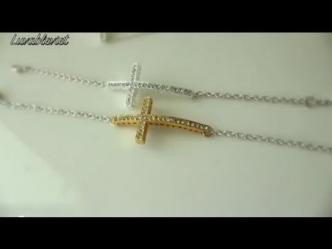 DIY| Metal sideway cross bracelet