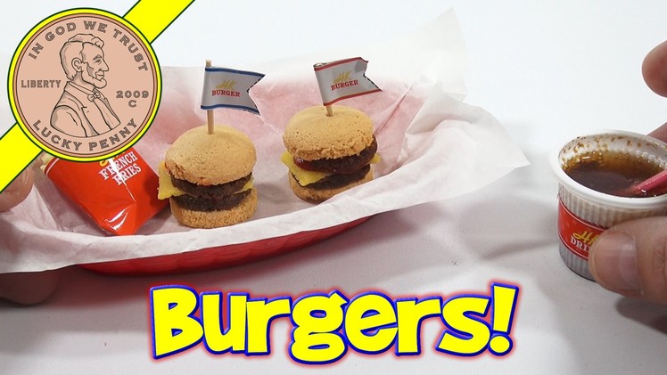 Double Cheeseburger DIY Japanese Kit - Kracie Happy Kitchen Popin' Cookin'