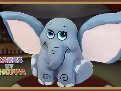 Dumbo inspired Baby Elephant Cake (How To)
