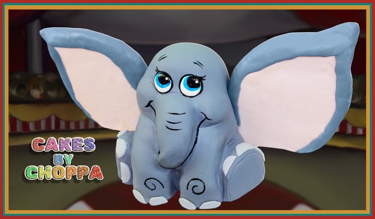 Dumbo inspired Baby Elephant Cake (How To)