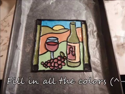 Fake Stained Glass - Polymer Clay