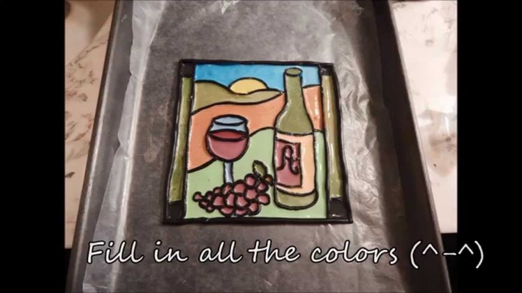 Fake Stained Glass - Polymer Clay