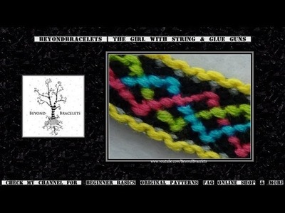► Friendship Bracelet Tutorial - Intermediate - Celtic Knot