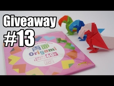 Giveaway #13 - Double-sided origami paper