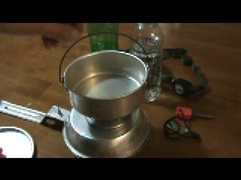 Hobo.Alcohol Stove - Ultralight Backpacking - Make It In 3 Minutes!