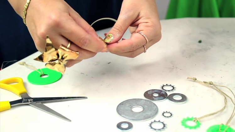 Holiday Tutorial #2 Hardware Ornaments - Mr. Kate's 12 DIYs of the Holidays