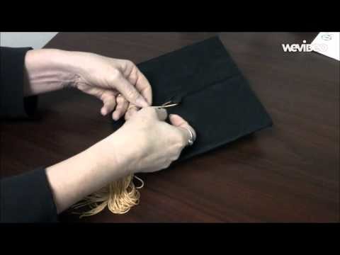 How to attach your tassel to your graduation cap