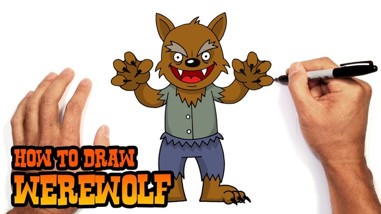 How to Draw a Werewolf- Beginners Art Lesson