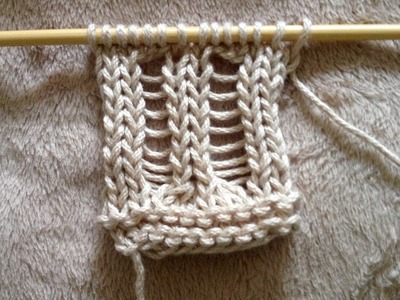 How To Form Ladder Stitches - Knitting Video Tutorial