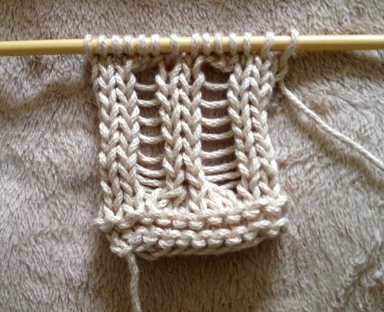 How To Form Ladder Stitches - Knitting Video Tutorial