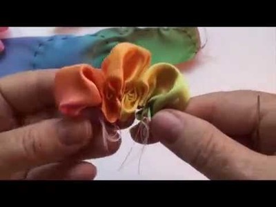 How To Make a 3 Petal Ribbon Flower