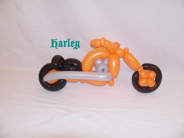 How to make a Balloon Motorcycle Cruiser  by Stretch the Balloon Dude