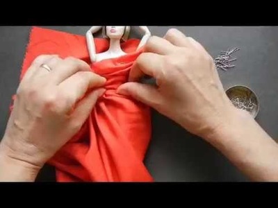 How to Make a Couture (Draped) Dress for your Doll