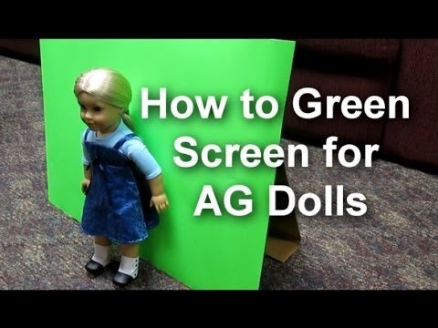 How To Make A Doll Size Green Screen Studio *HD