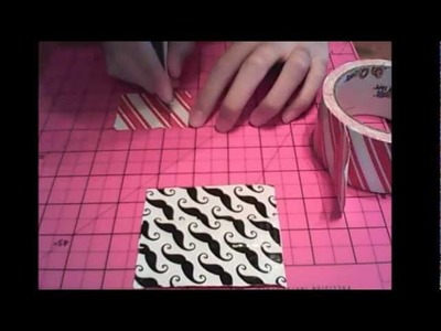 How to make a duct tape drink coaster