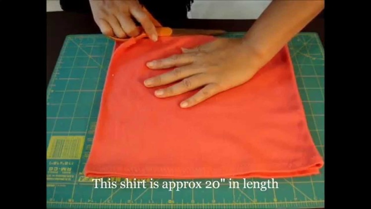 How to make a easy dog shirt with a tshirt
