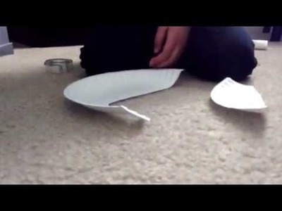 How to make a hot glue gun out of paper plate  by John S
