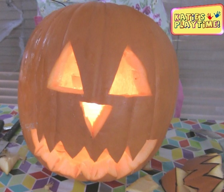 How to Make a Jack O Lantern Pumpkin Head For Halloween