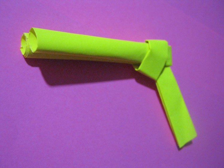 How To Make A Paper Gun Two Barrel _Origami