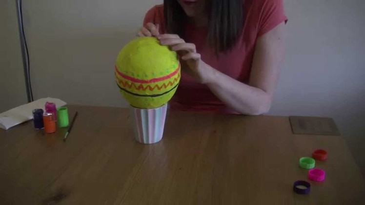 How to: make a paper mache Easter egg