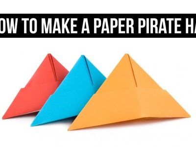 How To Make a Paper Pirate Hat | EASY