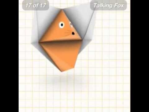 How to make an origami animals Talking Fox