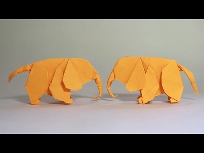 How to make an origami baby elephant (Henry Phạm)