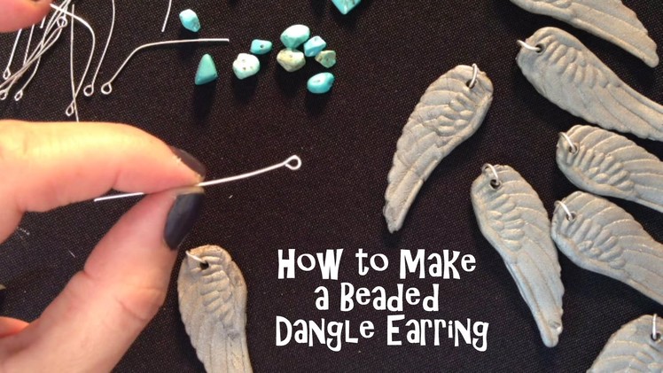 How to Make Beaded Dangle Earrings Using ComposiMold, Polymer Clay, and Silver Wire