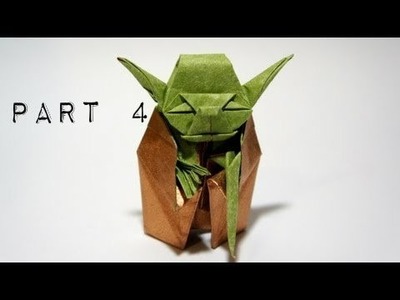 How to Make Jedi Master Yoda Origami Part 4