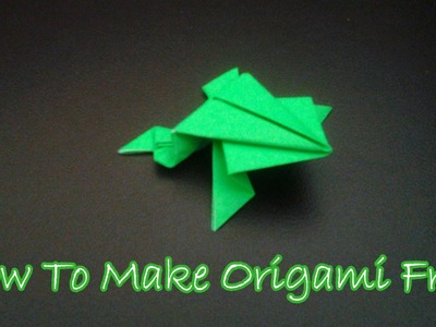 How To Make Origami Frog