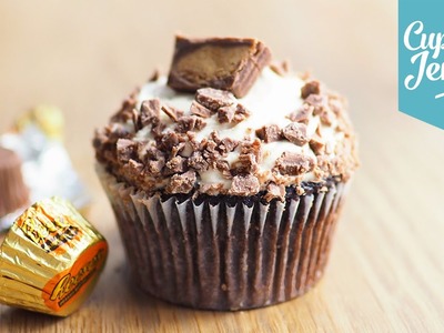 How to make Peanut Butter Cup Cakes | Cupcake Jemma