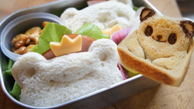 How to Make Pop-Up Panda Toast & Bento Sandwiches